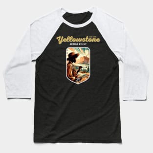 USA - NATIONAL PARK - YELLOWSTONE - Yellowstone Artists Point - 3 Baseball T-Shirt